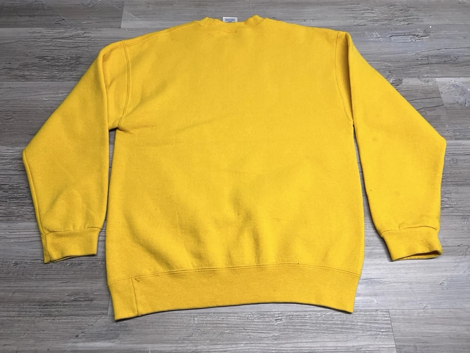 Sudadera De Colección Y2K Universidad de Michigan Wolverines Cuello Redondo Juvenil Talla L Foto 2 de 4