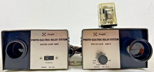 Knight KG-833 Photo-Electric Relay System Exciter & Receiver Units Vintage