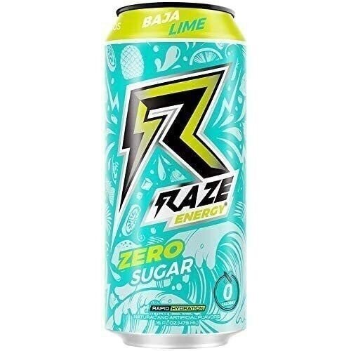Raze Energy Drinks by Repp Sports Rapid Hydration Zero Sugar 16 Ounce cans... - Picture 2 of 9