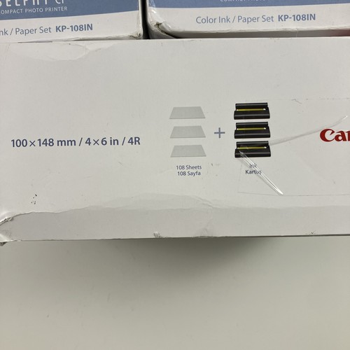 x4 Canon KP-108IN 4x6 Color Ink and Paper Set for SELPHY Printers, 432 Prints - Photo 7/7