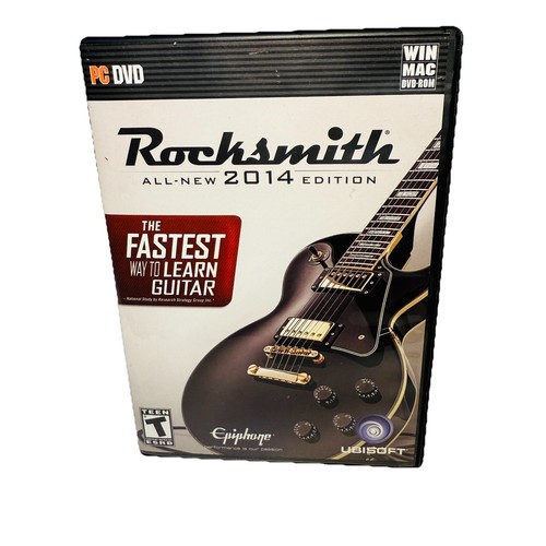 Rocksmith 2014 Edition PC Windows/Mac 2013 Two Disc No Cable (SERIAL # INCLUDED) - Picture 1 of 12