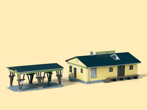 Auhagen 11374 Instalación comercial rural - escala H0 - kit - nuevo en embalaje original - Imagen 2 de 3