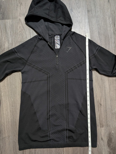 Gymshark Onyx V3 Imperial Black Hoodie Size Medium RARE - Picture 9 of 10