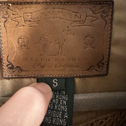 Vintage Lauren Ralph Lauren Safari Outfitters Utility Jacket Womens Small Cargo - Picture 2 of 22