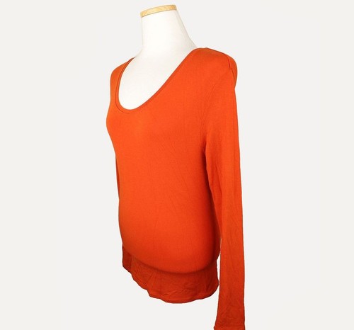 ISSEY MIYAKE Orange Knit ventes exceptionnelles Top 2 26807294