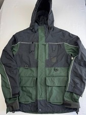 L.L. BEAN Mens Gore-Tex Waterproof Hooded Jacket Fishing Wading Green Size Small