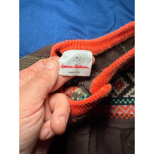 Hanna Anderson geometric flare button down cardigan girls 2T cottagecore cottage - Picture 5 of 7