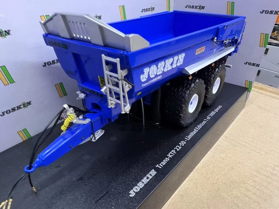 UH 1/32 Scale JOSKIN Trans-KTP 22/50 Trailer Blue Diecast Model Toy UH6818 - Image 3 of 4