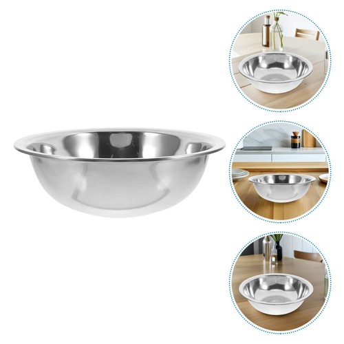  Laundry Basin Big Mixing Bowl Fruit and Vegetable Washing Stainless Steel Tub - Bild 5 von 20