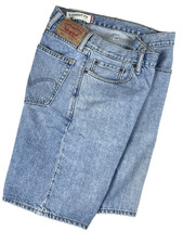 Vintage Y2K 2000s Levis 505 Shorts Mens 38 Light Wash Regular Fit Denim Jorts