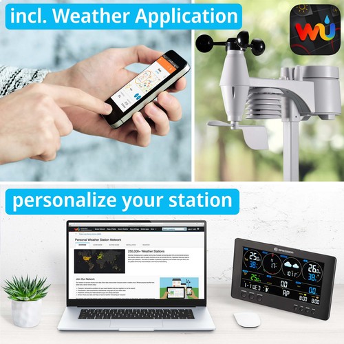 BRESSER WLAN ClearView Wetterstation mit 7-in-1-Profi-Sensor - Bild 2 von 9