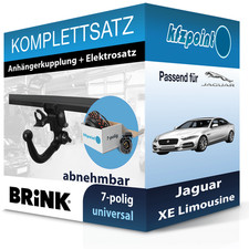 Für Jaguar XE Limousine 17- BRINK Anhängerkupplung abnehmbar + 7polig E-Satz AHK