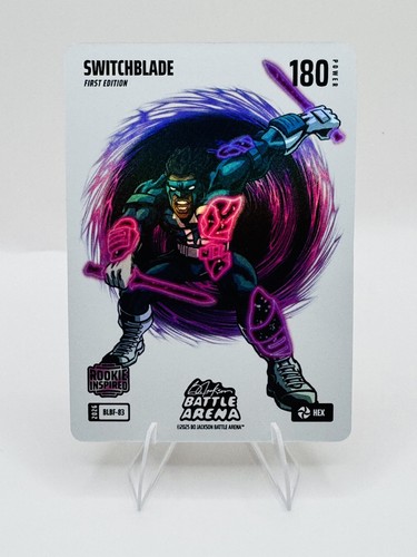 Travis Hunter Bo Jackson Battle Arena SWITCHBLADE Hex Blizzard Foil BLBF-83 180