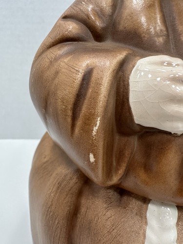 Vintage Twin Winton "Friar Tuck" Cookie Jar 1960s “Thou Shalt Not Steal” - 第 3/15 張圖片