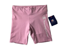 Champion Girl's Shorts Large 14 w/ 5.5 Inseam Athletic Pink NEW