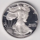 1986 S WALKING LIBERTY AMERICAN EAGLE .999 FINE SILVER DOLLAR COIN 1oz $1.00