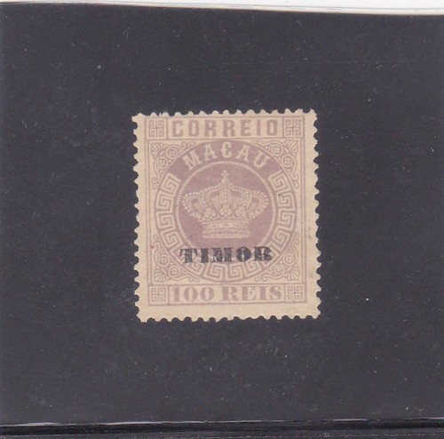 TIMOR CROWN 100 R. Perf. 12,5 (1886) MHNG - Bild 1 von 2