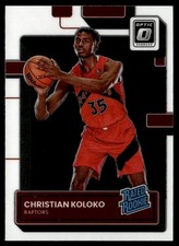 2022-23 Donruss Rated Rookies Christian Koloko Rookie Toronto Raptors #212