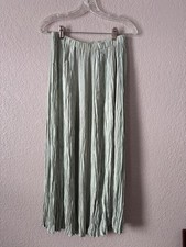 VTG 90s Broom Skirt by Lucia Lukken Size Small Sage Green Whimsigoth