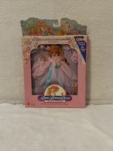 Poupée vintage Lady Lovely Locks mode 1987 tenue Mattel robe de soirée NEUVE EN BOITE