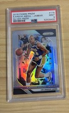 Kareem Abdul-Jabbar Panini Silver Prizm 2018-19 Basketball #115 PSA 9 MINT !!