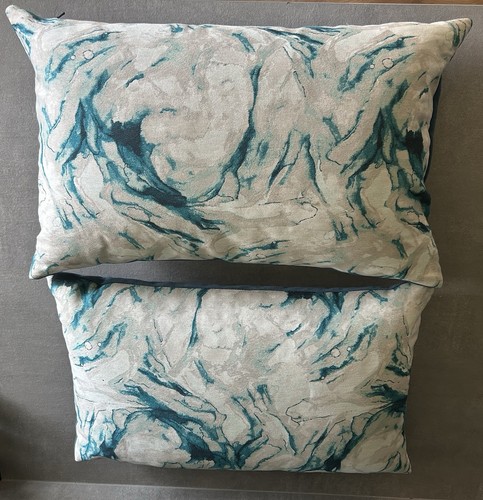 John Lewis and Partners Agate Cushions - Soft Teal