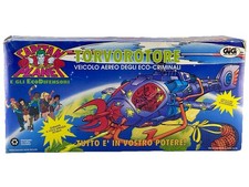 SKUMM-O-COPTER CAPTAIN PLANET TORVOROTORE GIG KENNER 1991 ITALIAN BOX 