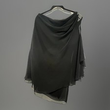 David’s Bridal Size 16 Women's Black Solid One Shoulder Dress