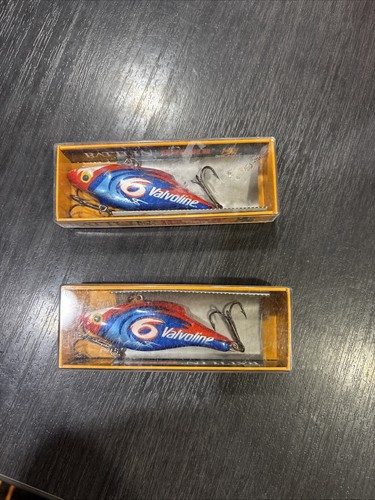 Vintage Rattlin Rapala NASCAR Mark Martin #6 Valvoline Auto Racing Fishing Lure