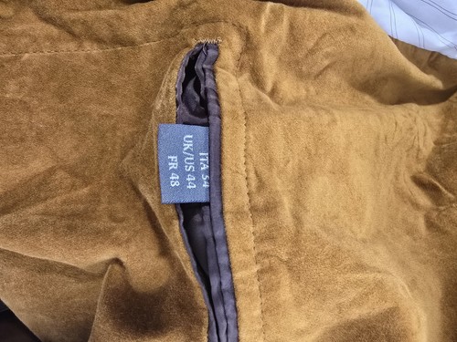 Dan John slim fit Mens sport coat suit Jacket Size 44 brown new 2 button - Picture 7 of 11
