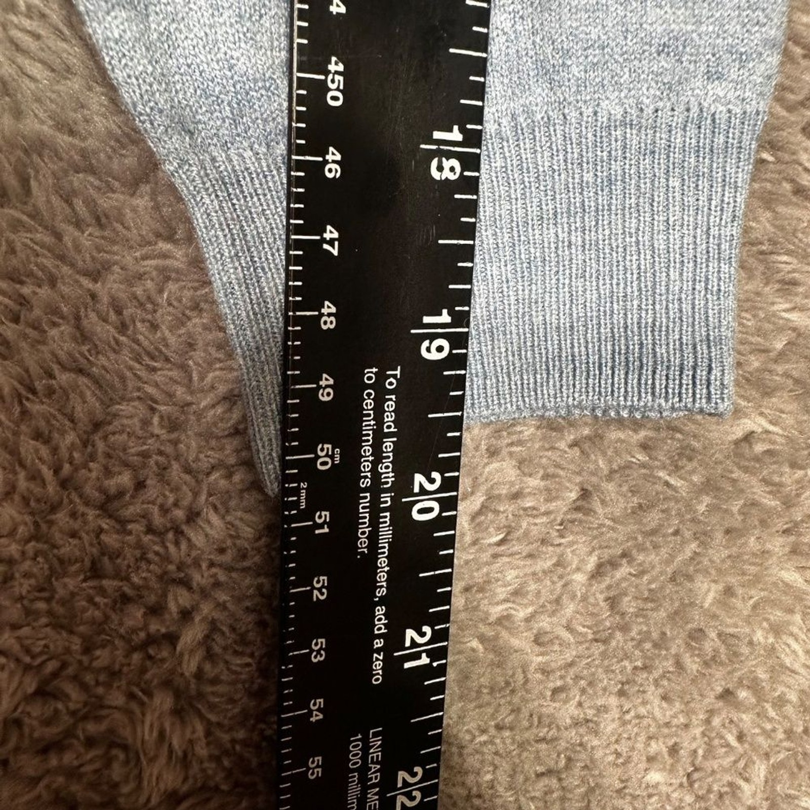 Primark Sweater Women XS Grey Crewneck Wool Blend Long Sleeve Ribbed Knit Top image 4