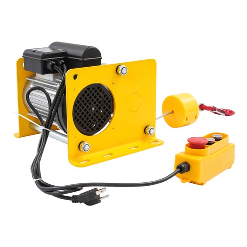 10.43*10.63*9.84" 881LBS 110V Yellow Electric Hoist Winch With Wired Control - Picture 8 of 22