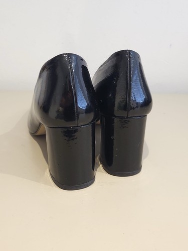 Hochwertige Lederpumps Größe 4, Jonak (Paris) mit Blockabsatz, schwarz - Bild 3 von 9