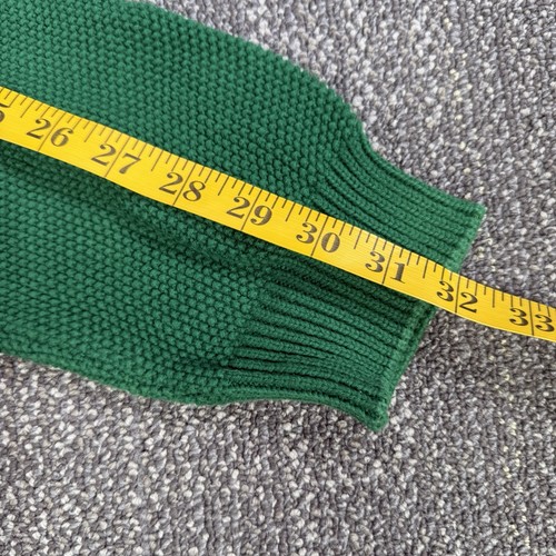 Kowtow Judd Crew Jumper Sweater Mens XL Kelly Green Seed Stitch Pullover Preppy - Picture 14 of 18