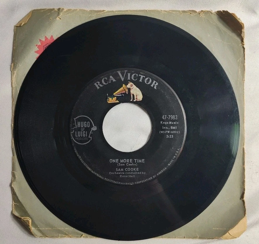 Sam Cooke Twistin' The Night Away/One More Time - 45 Rpm VG  Foto 3 de 4