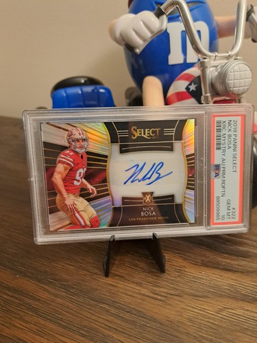 2018 Panini Select Nick Bosa XRC Autograph PSA 10