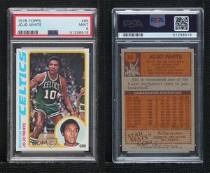 1978-79 Topps Jo Jo White #85 PSA 9 MINT HOF