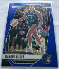 2024 Prizm WNBA Basketball Diamond Miller Minnesota Lynx Blue Velocity Prizm #63