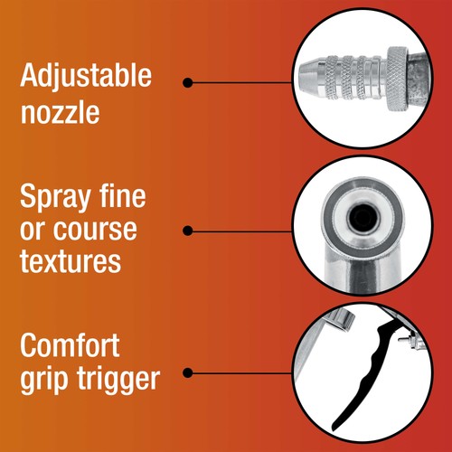 Bedliner Application Gun with Regulator - Fits 1 Liter Raptor Bed Liner Bottles - Picture 4 of 5