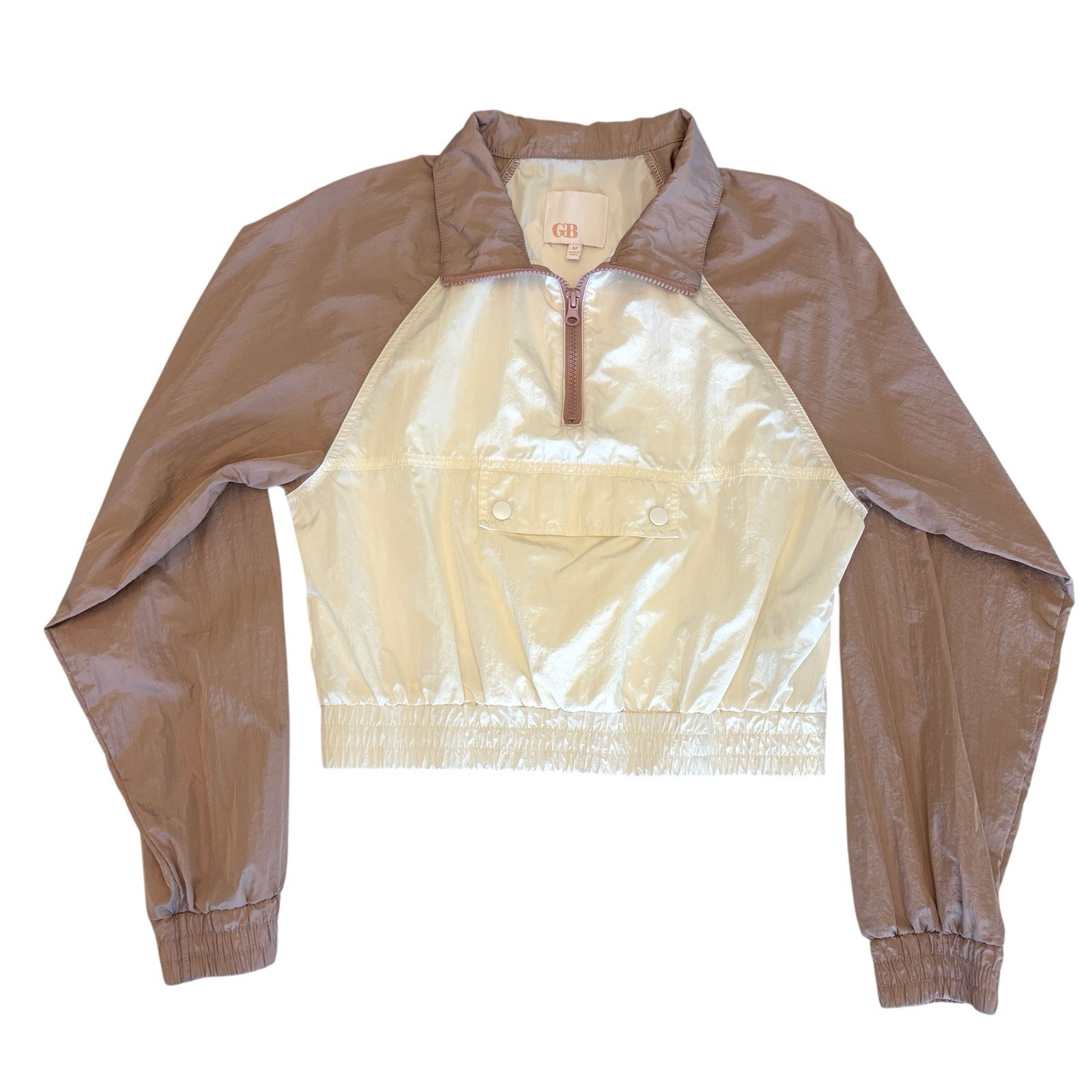 Lightweight Windbreaker Pullover Long Sleeves Cro… - image 1