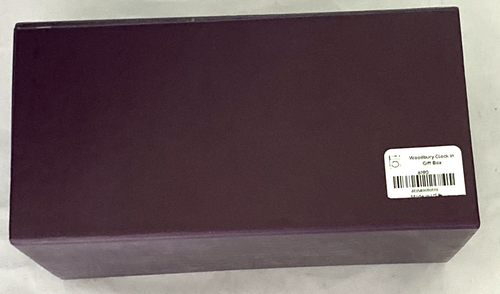 Simon Pearce Woodbury Square Desk Clock New With Box - Picture 9 of 10
