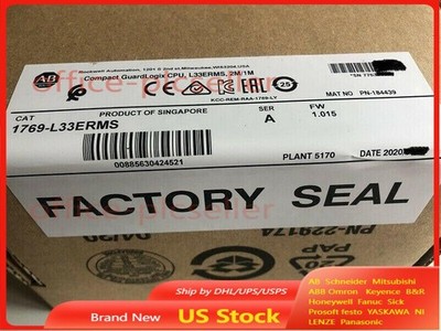 New  Allen Bradley 1769-L33ERMS /B GuardLogix Ethernet Controller RA