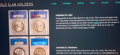 1883 S Morgan Dollar $1 - RARE GEN 7.0 ANACS Holder - Graded AU50 - Great Piece! - Picture 6 of 6