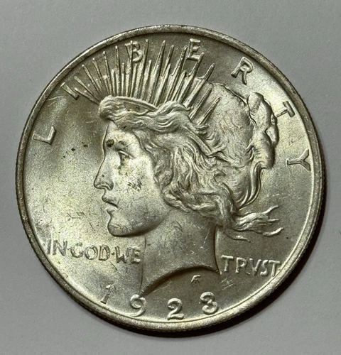 1923 Peace Silver Dollar (90% Silver) ~ GEM BU
