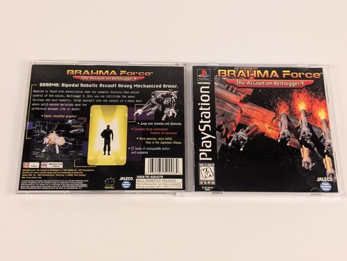 BRAHMA Force The Assault on Beltlogger 9 (PlayStation 1, PS1)➡️CIB Complete⬅️🔥 - Picture 4 of 5