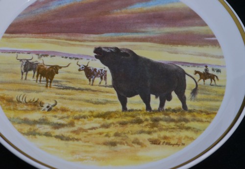 Shenango China 1973 100 años de Angus plato conmemorativo, ganadería - Imagen 2 de 5