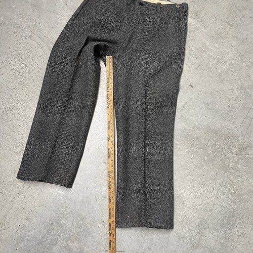 Vintage 60er Woolrich Malone Hose Herren 34x30 Hosenträger Knopf schwer USA - Bild 23 von 24
