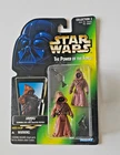 Power of the Force Jawas with Glowing Eyes Action Figures on Green Back Card