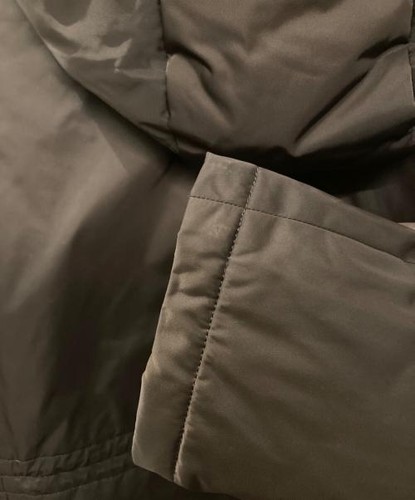 Leather Piping Down Coat XL Size Winter Jacket Women's Used - Picture 4 of 7