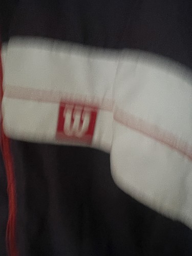 Vintage Wilson tennis Tracksuit Mens Medium navy. fleece tank & cream trousers - Picture 8 of 24
